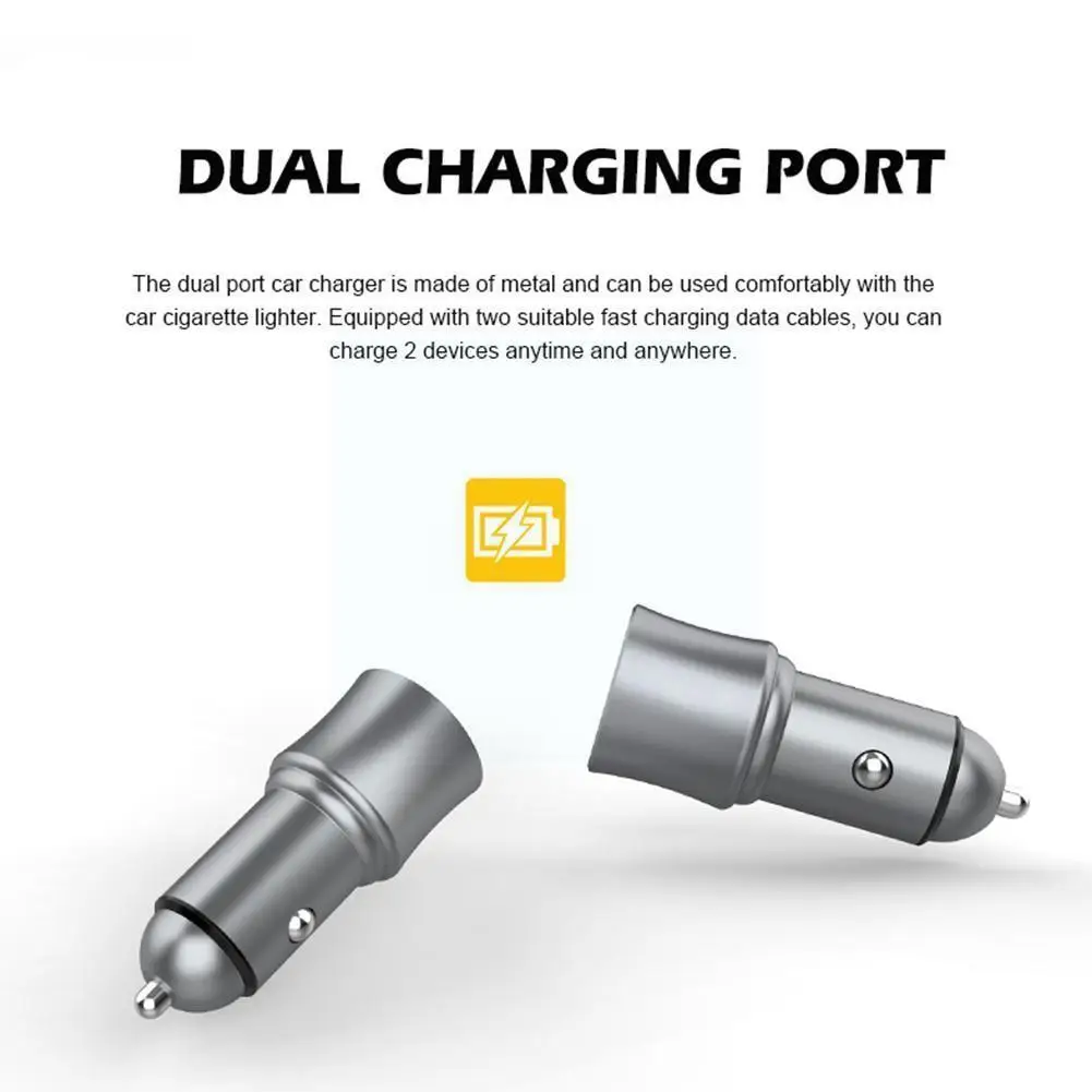 

Автомобильное Usb-зарядное устройство с двумя портами Usb Type-C, 45 Вт