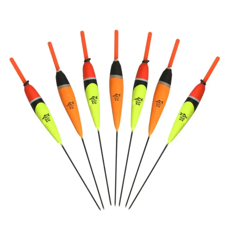 

Topline Tackle 10PCS Mix Size Sliding Fishing Float Phosphor Light Sticks Batteries for Floats Fishing Bobber Kit