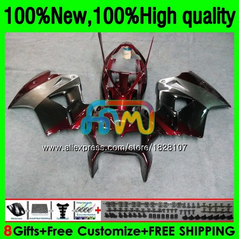 

Kit For HONDA Black red Interceptor VFR800R VFR800 98 99 00 01 151BS.37 VFR 800RR 800 RR VFR800RR 1998 1999 2000 2001 Fairing