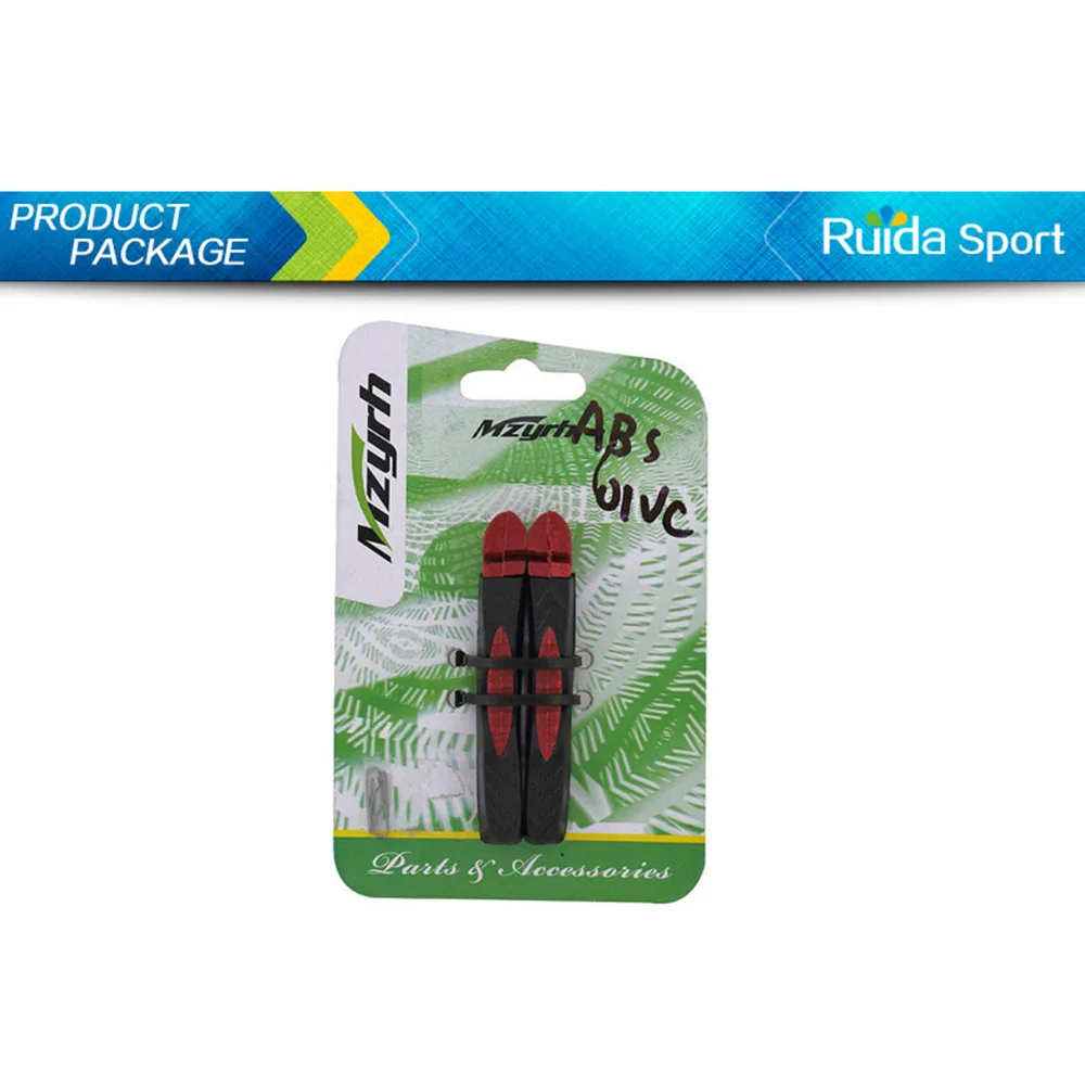 

2 mountain road bicycle brake pads V-shaped brake pads bicycle brake brake rubber block V-shaped brake retainer shoe rack