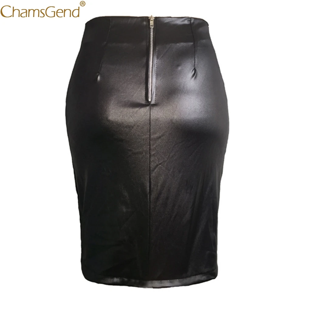 Женская юбка с высокой талией черная плиссированная размера плюс бандажная