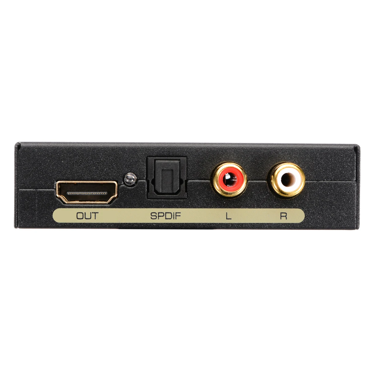 Черный оптический аудио экстрактор SPDIF RCA аналоговый 1080P HDMI совместимый с