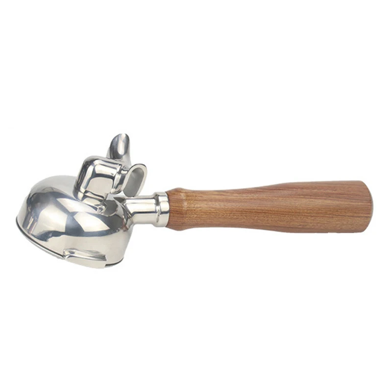 

58MM Stainless Steel Coffee Machine Bottomless Filter Holder Portafilter for Rocket Expobar Double Mouth Universal E61