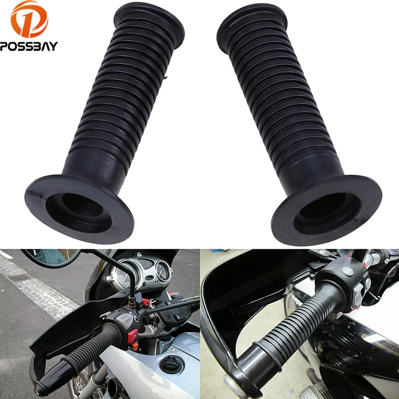 Posbay 22 мм 7/8 &quotрезиновый руль для мотоцикла ручки рук крышки Кафе Racer рукоятка BMW