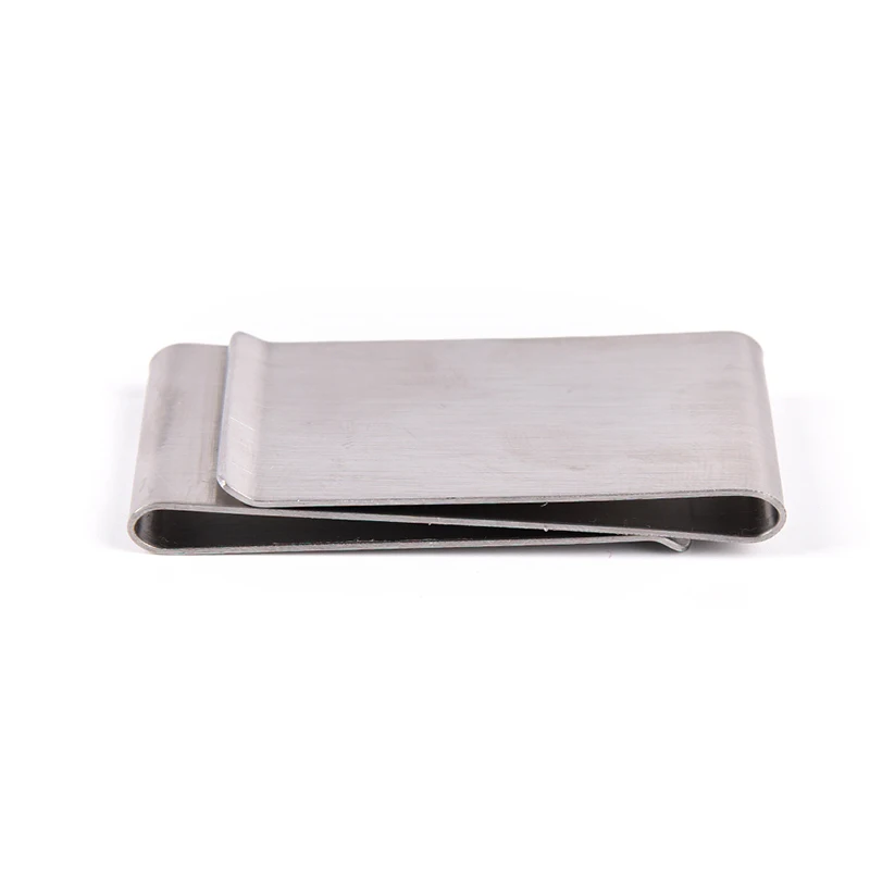 

Two-Sided Stainless Steel Slim Pocket Money Clip Cash Clip