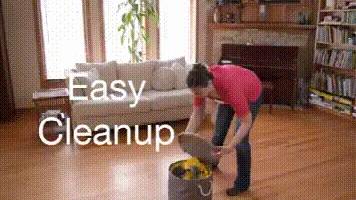 Умная портативная детская игрушка слайд на 5 секунд сумка для чистки контейнер