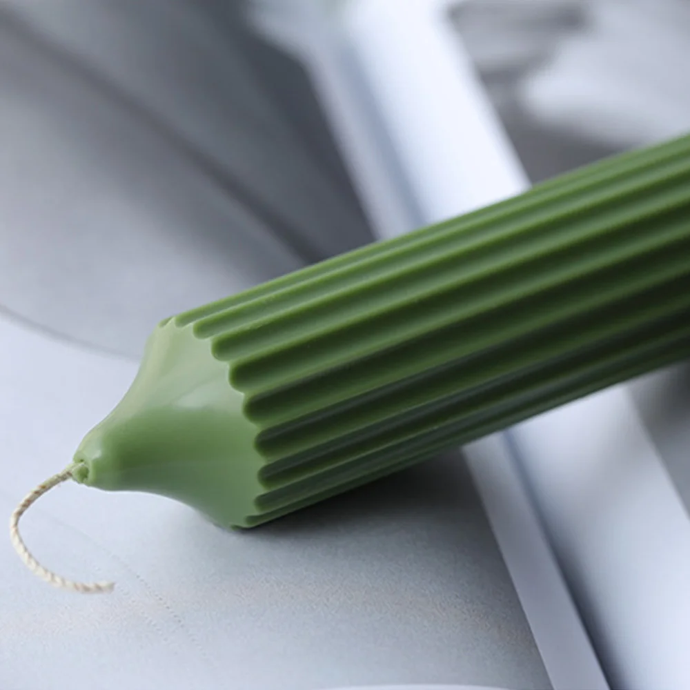 Полосатая Пластиковая форма для свечей ручной работы мыла свечи DIY пластырь