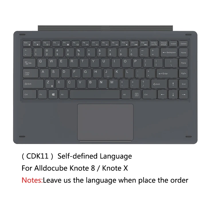 13.3 Inch AlldoCube CDK11 for Knote 8 / Knote X Magnetic Suction keyboard Russian/English/Other Languages - Цвет: SelfDefined Keyboard