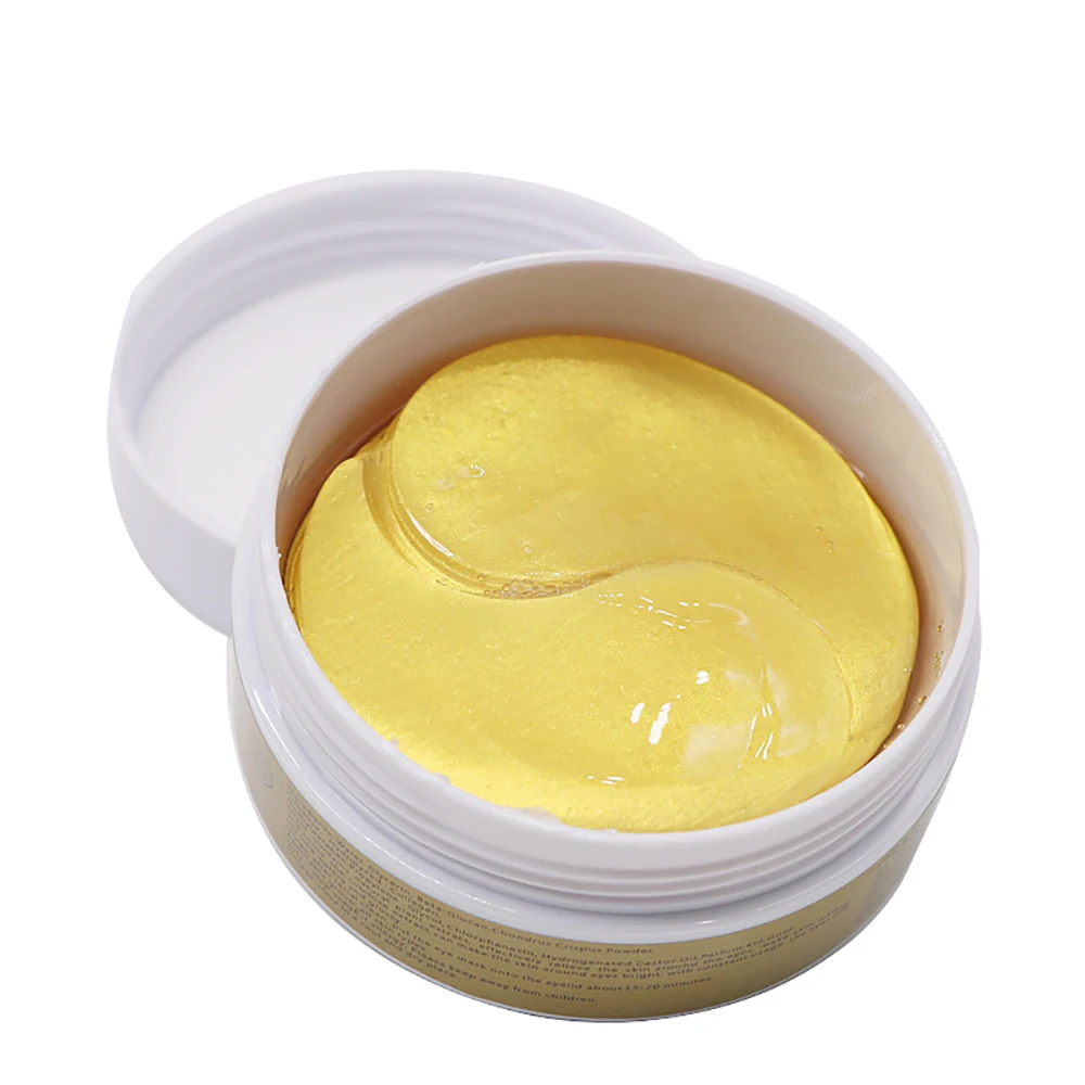 60 шт. Золотая увлажняющая маска для глаз патчи Кристальные коллагеновые маски