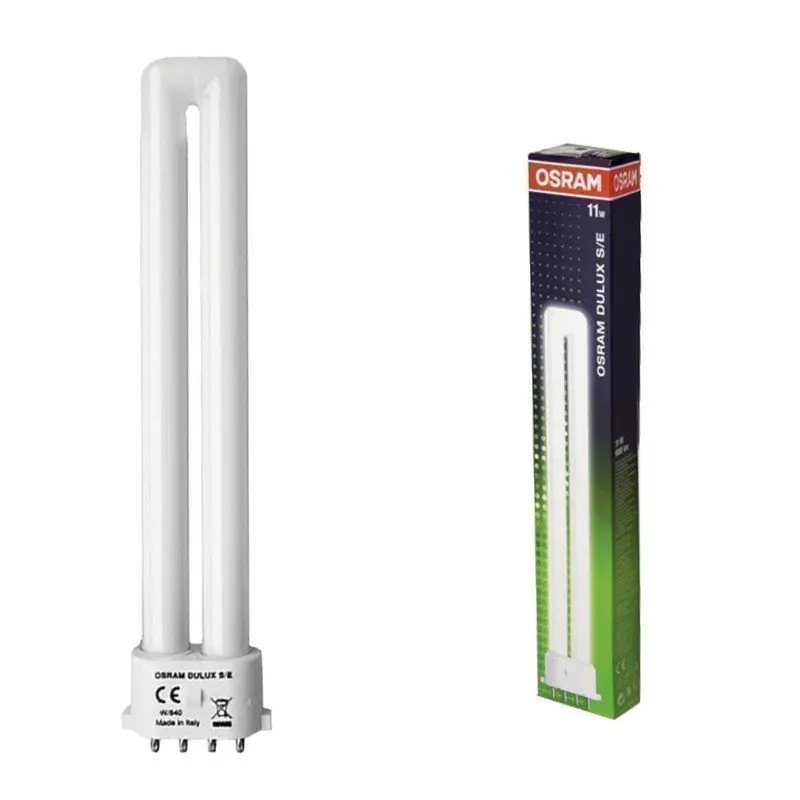 Лампа люминесцентная OSRAM DULUX S/E 11W/21-840 11 Вт U-образная холодный белый свет цоколь 2G7 |