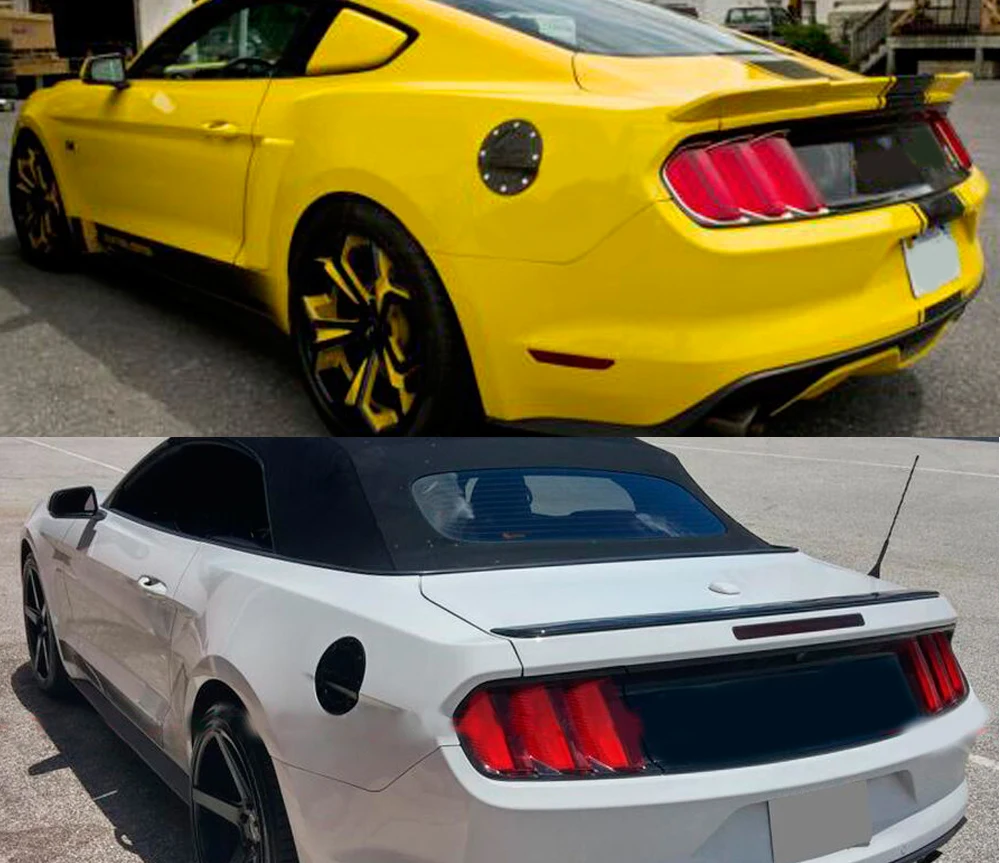 Для 2015 2018 Ford Mustang GT 5 0 матовая черная тисненая газовая топливная дверь Comp