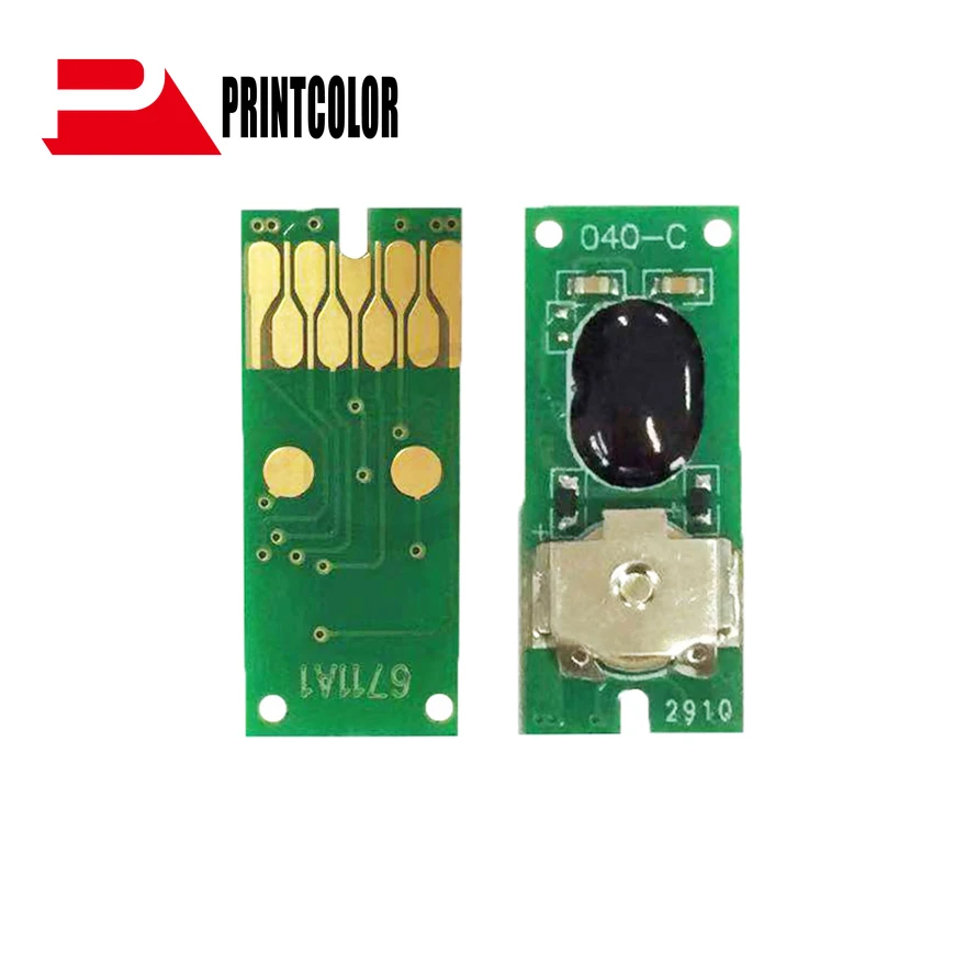 

5X для Epson WF 7110 7210 7510 7610 7615 7620 7710 7715 7720 3010 3520 3530 3540 3620 L1455 фоточернила, чип для обслуживания T6711