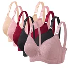 Бюстгальтер пуш-ап, кружевной, спортивный, без косточек, 2021