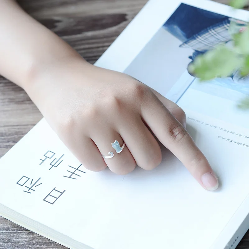 Женское кольцо из серебра 925 пробы с открытым пальцем | Украшения и аксессуары