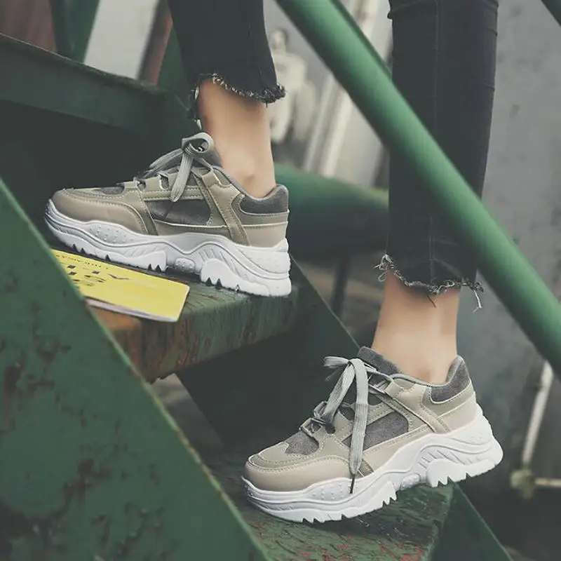 Высокие кроссовки женская зимняя обувь для бега женщин хлопковая плюшевая