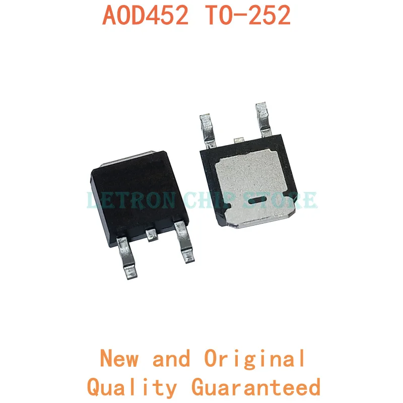 

10pcs AOD452 TO-252 D452 TO252 MOSFET N-CH 25V 55A original and new IC