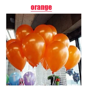 Orange 50/100 планшетный ПК 10 дюймов 1,5g голубое золото, цвета: белый, черный, розовый, утолщение жемчужные латексные шары Свадебный шар вечерние детские игрушки baby show воздушный шар - Цвет: Orange