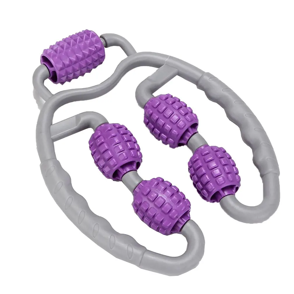 

Ring Clip Leg Muscle Massager Yoga Wheel U Shape Foam Roller Muscle For Fitness Yoga Pilates Reformer Sports Relaxation 5 Wheel