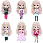 1 комплект ручной работы, милая красочная мини одежда, штаны, платье, повседневная одежда, платья, одежда, аксессуары для кукол, игрушка Blythe 11,5 дюйма