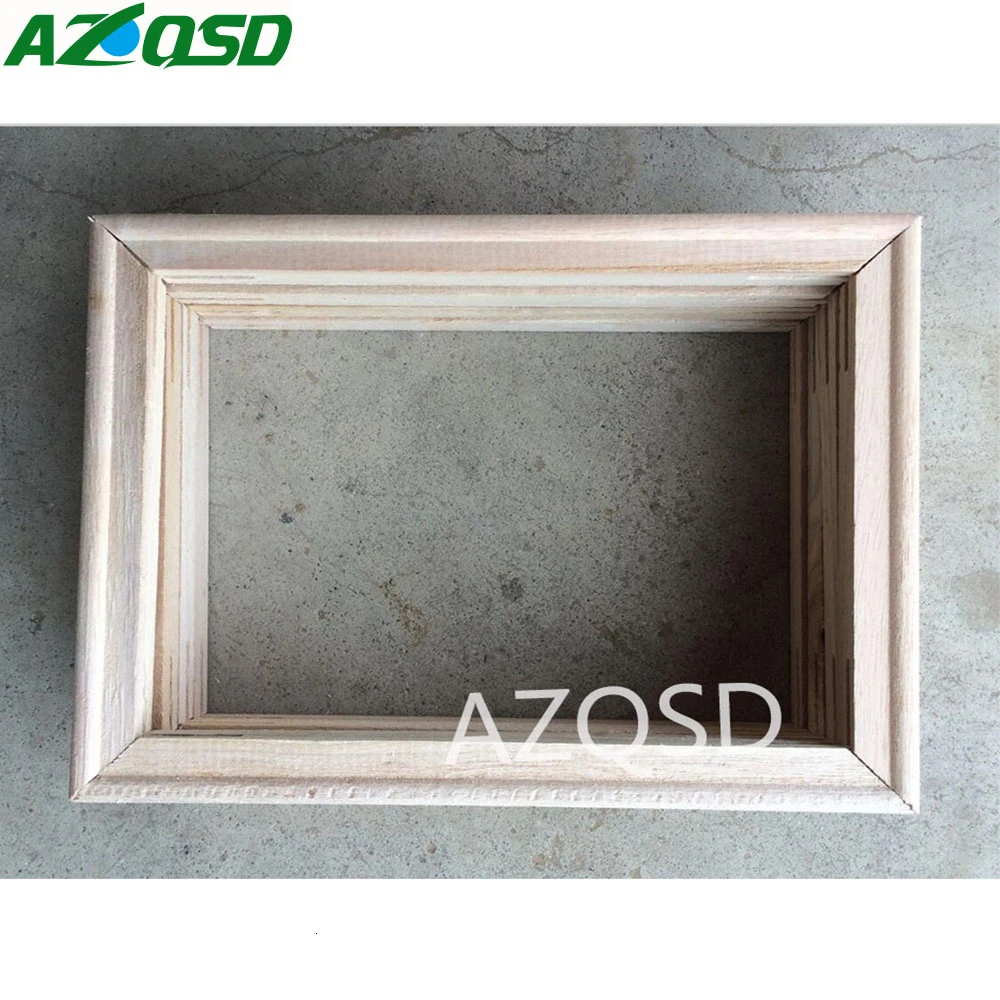 AZQSD 40X50cm деревянную раму для самостоятельной сборки картина маслом по номерам