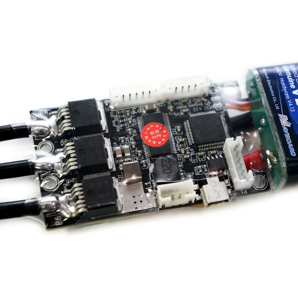 Maytech Mini 50A VESC 3 12s Esc контроллер скорости ШИМ на базе VESC®4 12 с ручным дистанционным