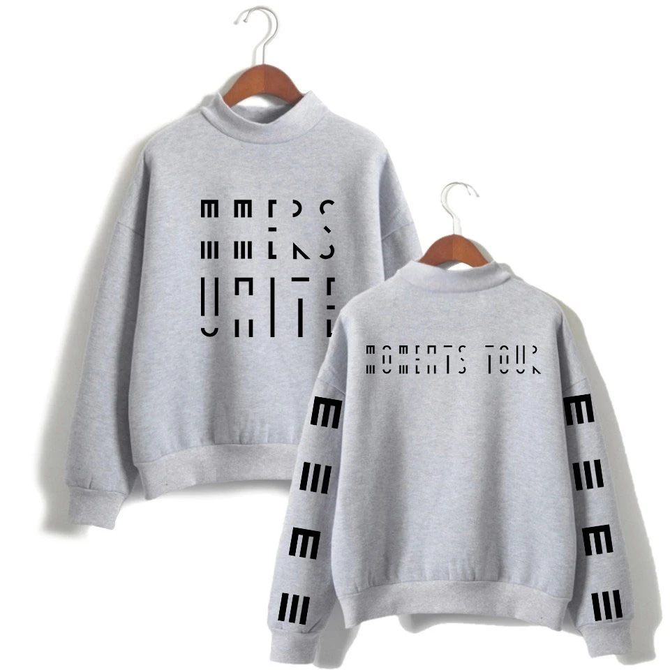 Свитшот женский с высоким воротником в стиле хип-хоп |