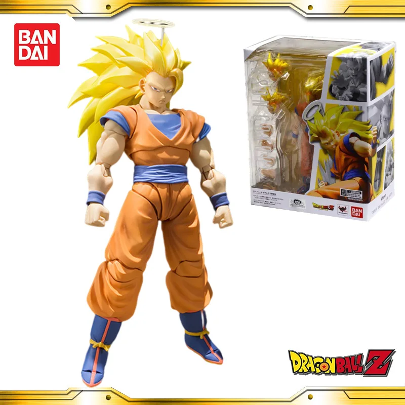 

Оригинальный BANDAI DRAGON BALL Z SHF 2,0 Супер Saiyan 3 Сон Гоку Аниме Коллекция фигурок модель игрушки