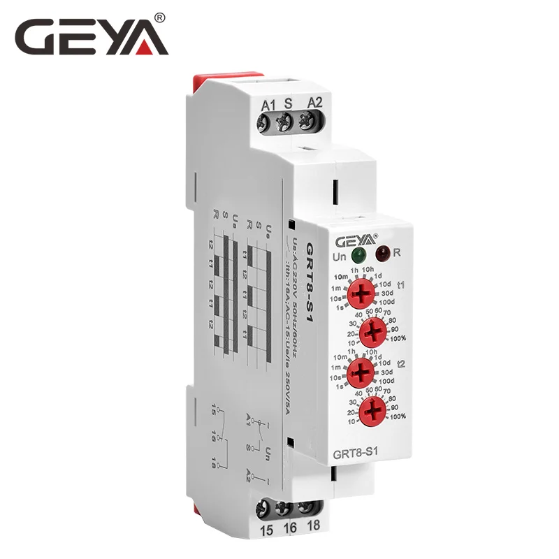 GRT8 S асимметричное циклическое реле времени SPDT 220V 16A AC/DC12V 240V электронное