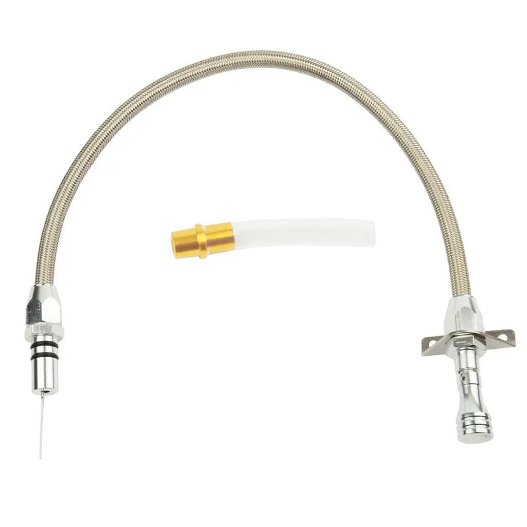 Гибкая нержавеющая модель TH400 для Chevy щуп коробки передач Turbo SBC | Автомобили и