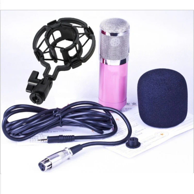Проводной микрофон для караоке BM800 конденсаторный компьютера Студийный с
