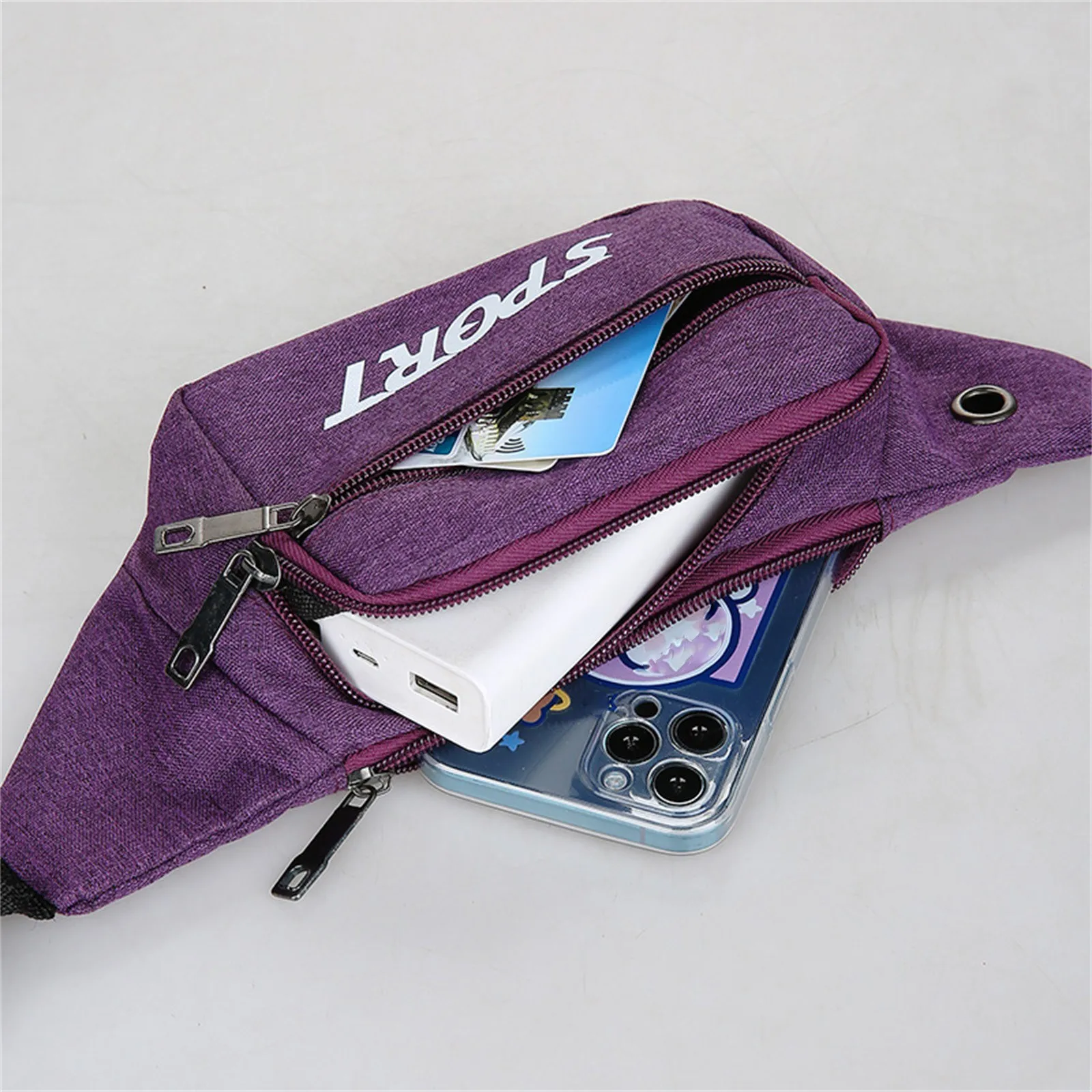 

OCARDIAN Men's Waist Pack Belt Waist Bag Woman Phone Bags Bumbag Outdoor Sports Multifunctional Belt Bag Messenger Bag