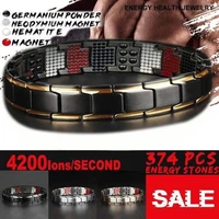 high quality 2020 brand new hot sale fashion men strength therapy bracelet health energy bio magnetic male gift adjustable lady