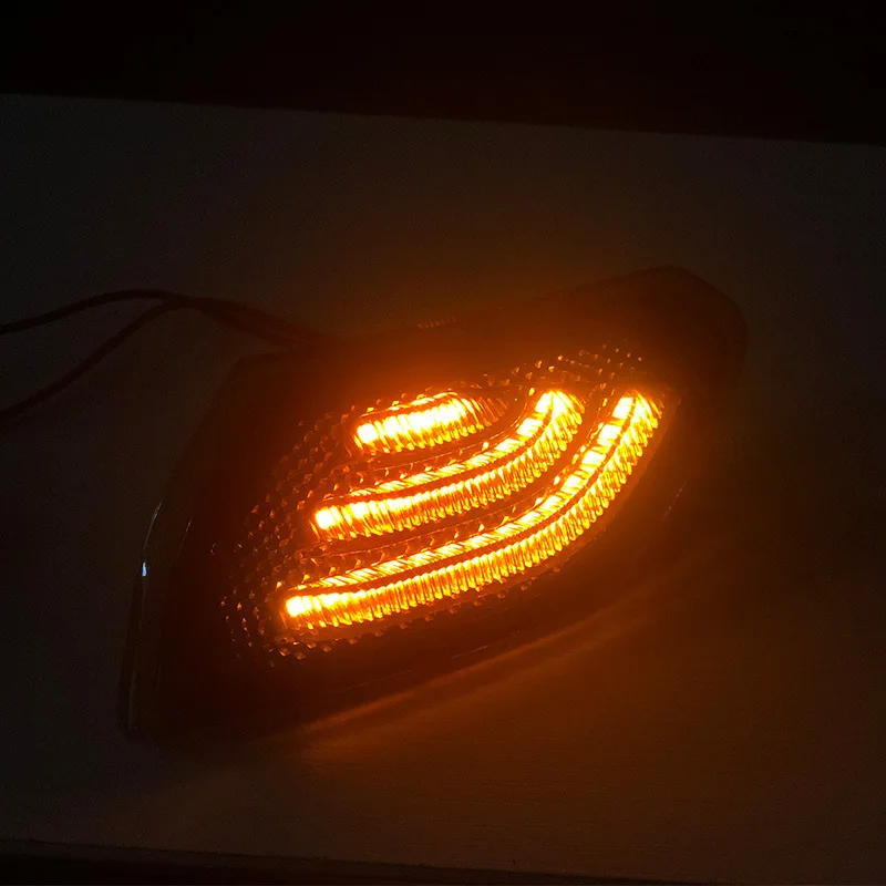 

Black LED Dark Smoke Lens Front Side Markers LED Lights Turn Signal Light for Jeep Wrangler JL 2018 2019 Car Styling