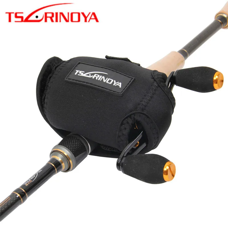 

TSURINOYA Drum Fishing Reel Bag 8.5*6.5*5.5cm Neoprene Fishing Reel Storage Case Protective Cover Holder Bolsa De Pesca
