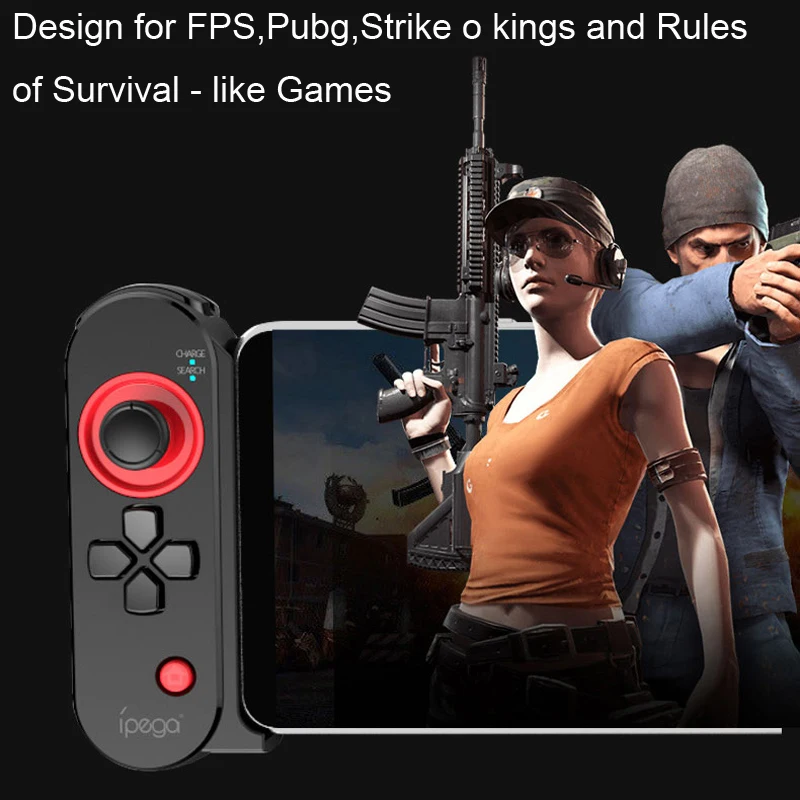Геймпад iPEGA PG-9100 для Pubg игровой Bluetooth контроллер Android выдвижной мобильный телефон