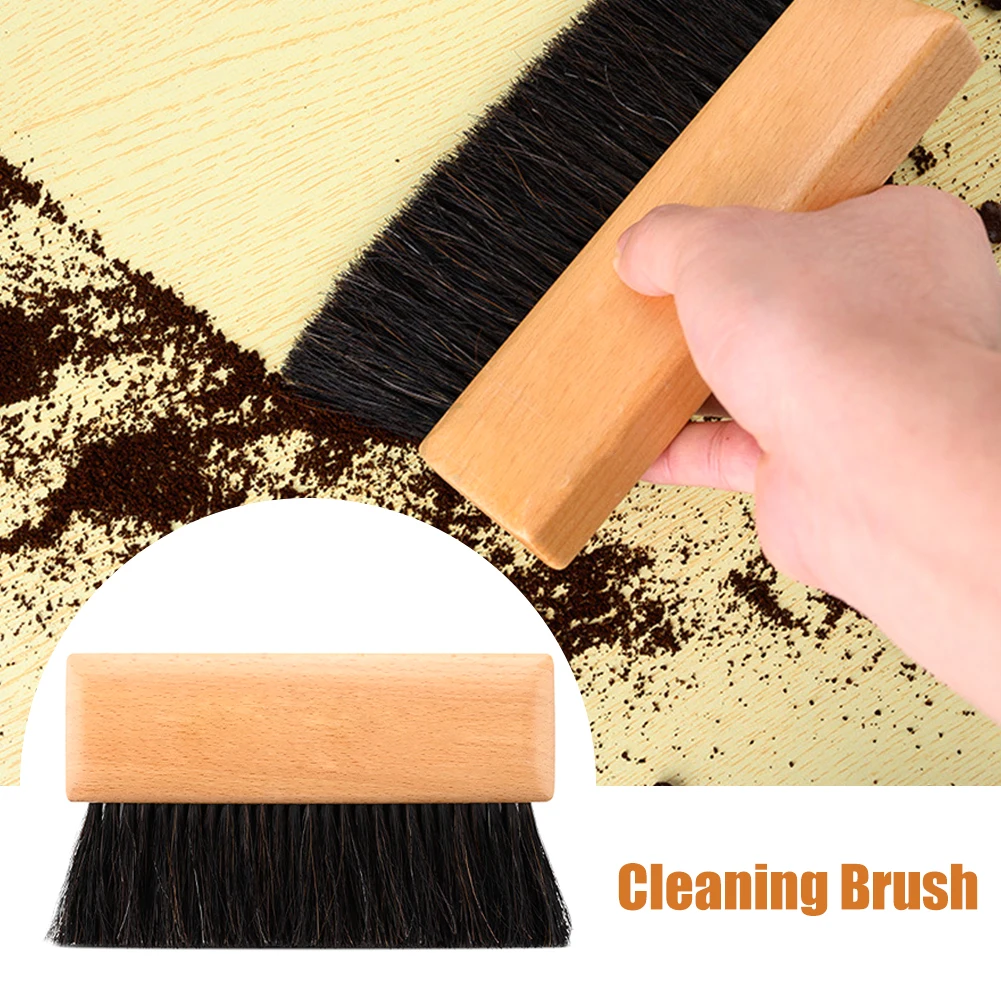 Accessories Durable Desktop Easy Use Soft Bristle Cleaning Brush Coffee Bar Portable Multifunctional Wooden Handle Hand Tool | Дом и сад