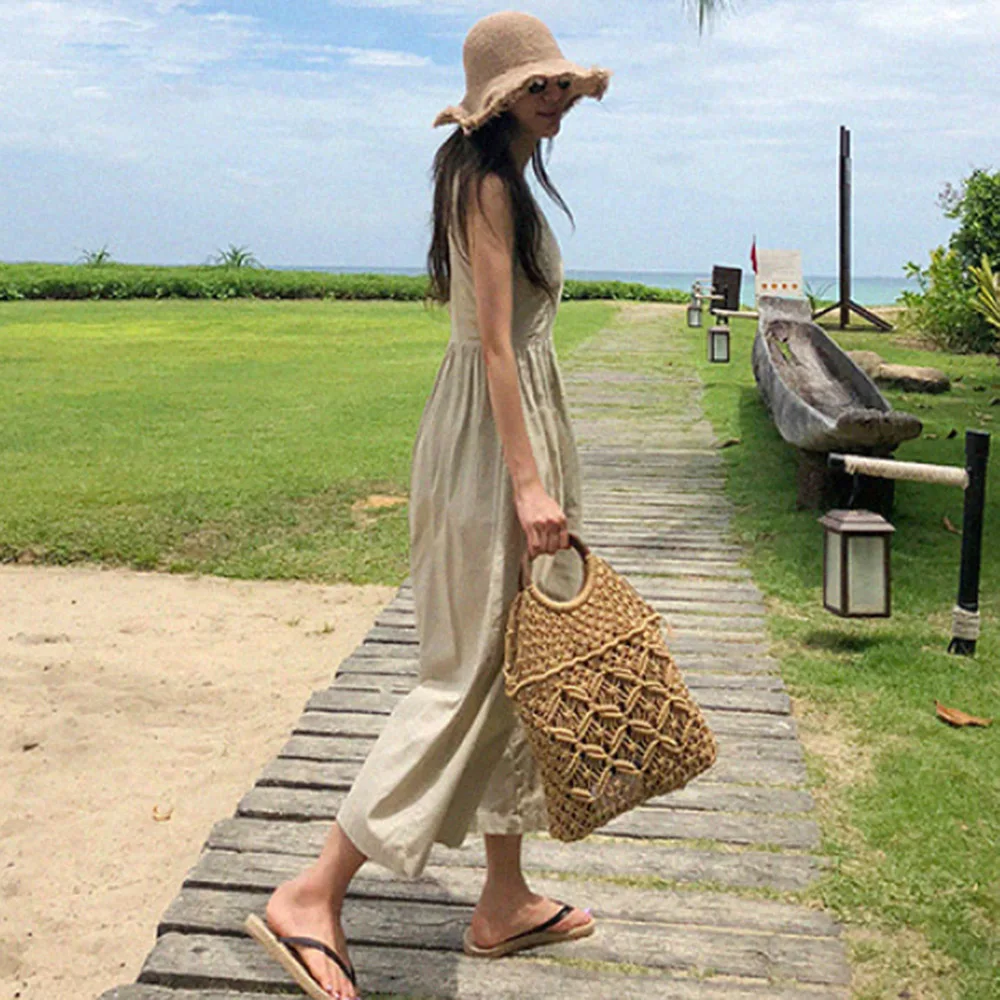 Комбинезон Женский свободного покроя модные брюки с широкими штанинами в