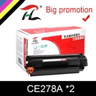 Картриджи YCL CE278A, 278, 278a, 78a для принтера HP laserjet P1566, P1567, P1568, P1569, P1606, P1606dn, P1607dn, P1608dn, P1609dn, 2 шт.