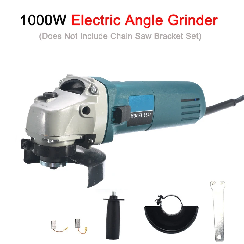 Электрическая угловая шлифовальная машина 100 M10 6 скоростей 1000 Вт 11000