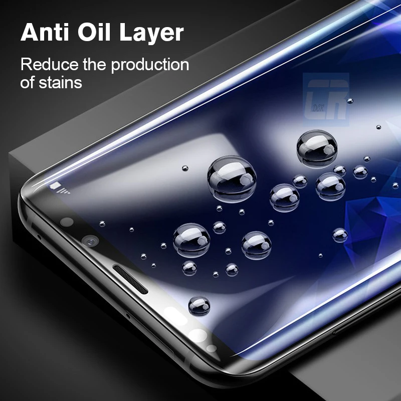 Закаленное стекло 6D с изогнутыми краями для Samsung Galaxy Note 8 9 10 Pro Защита экрана S8 S9 S10