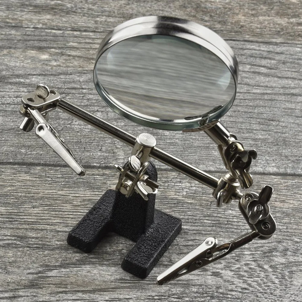 

Stable Workshop Detection 5X Portable Jewelers Tool Electrician Soldering Adjustable Magnifier