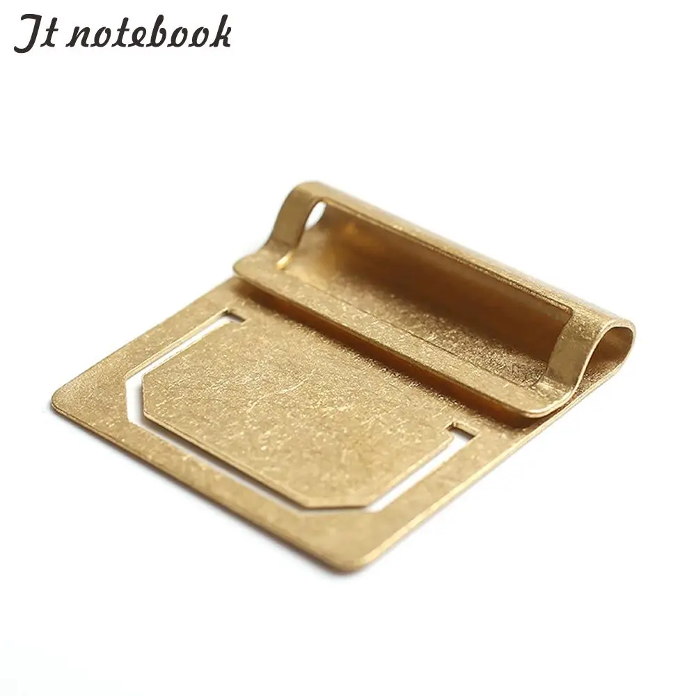 

6 Pcs Brass Vintage Stationery Bookmark Index Clip Label Folder Handbook Book Metal Bookmark Holder Office School Students