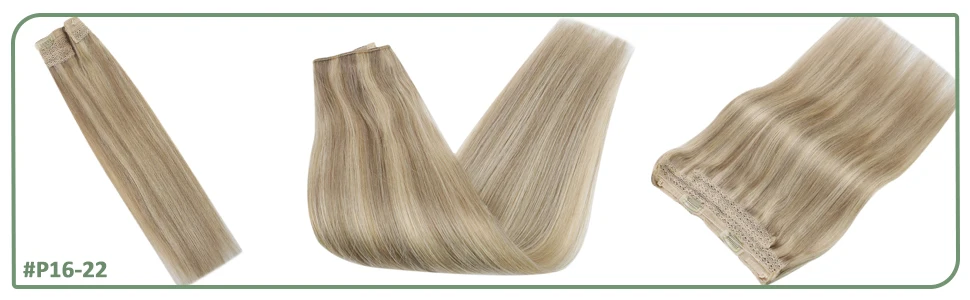 Invisíveis do Cabelo da Auréola de Vesunny Dobro do Cabelo Humano do Fio de Remy Extensões do Cabelo Extensões Trama Humano Real Nenhuma Colagem 4 High Quality Apliques e perucas