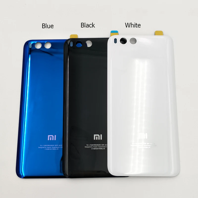 Оригинальный прозрачный стеклянный чехол для Xiaomi Mi6 задняя крышка батарейного