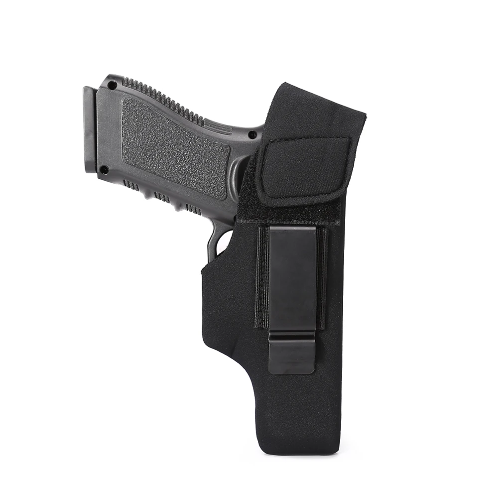 

Concealed Carry Tactical Gun Holster Belt Metal Clip Holster IWB OWB Airsoft Glock Gun Waist Bag Case Hunting Handgun Holsters