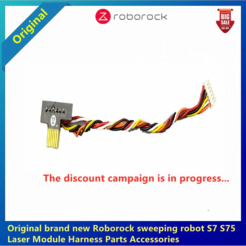 

Brand new 100% original Roborock vacuum cleaner S75 S7 model laser module wiring harness spare parts
