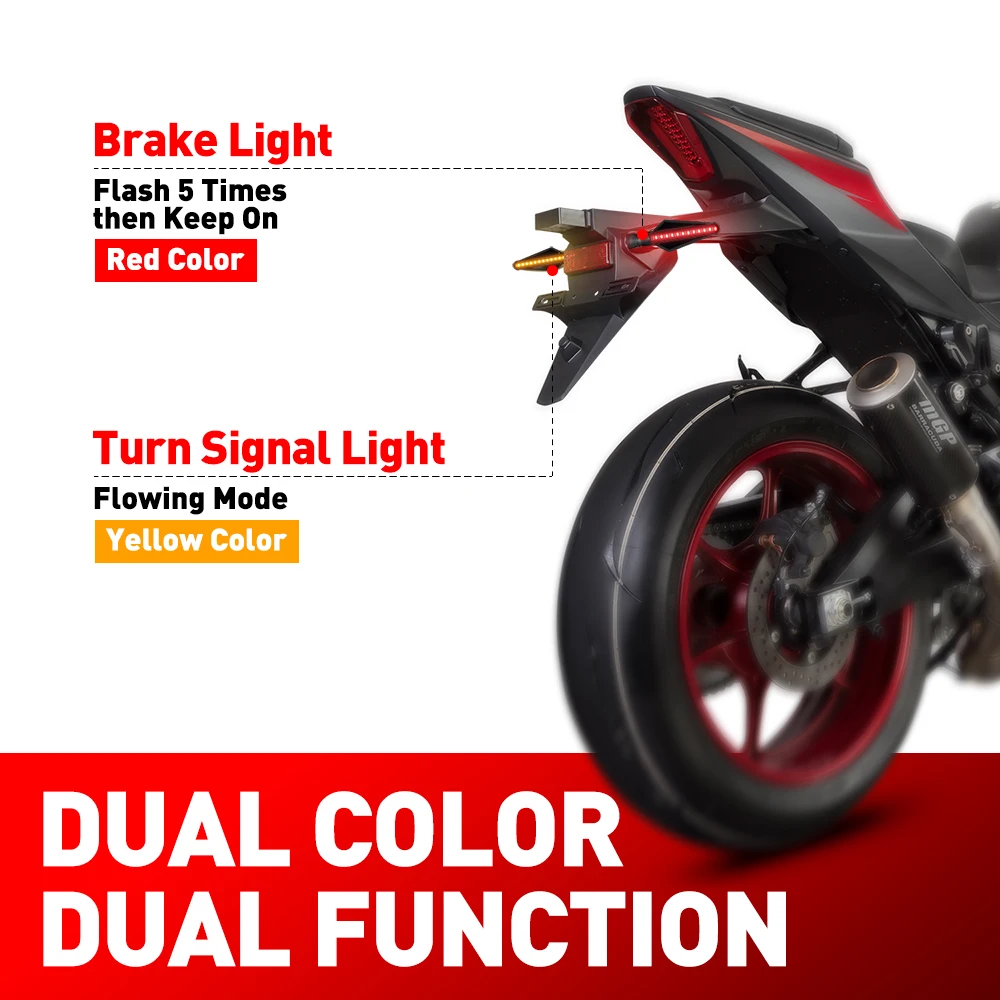 2 шт. светодиодный индикатор поворотников мотоциклетный мигалка хвостовые
