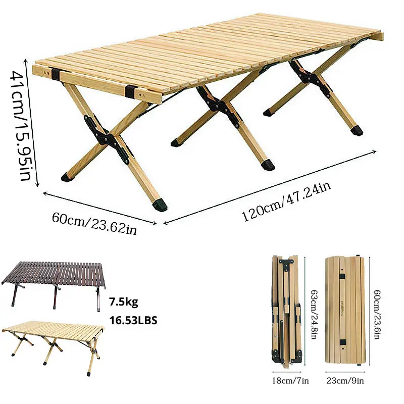 

Wood Table Camping