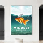 Картина на холсте, с мотивационными цитатами, для декора гостиной