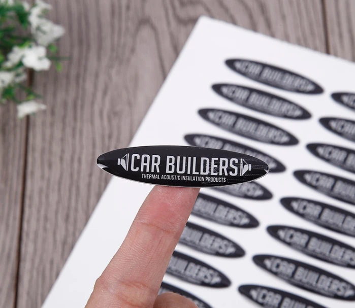 Конкурентная цена пользовательская 3D-печать этикеток из эпоксидной смолы --- XP5040 |